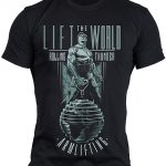 T-Shirt von "Beloyar"; Motiv: "Lift The World"