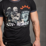 T-Shirt von "Svastone"; Motiv: "Azov Regiment"