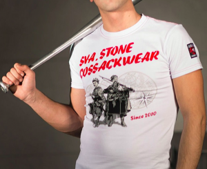 T-Shirt von "Svastone"; Motiv: "Cossack Wear"