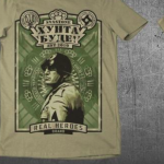 T-Shirt von "Svastone"; Motiv: "Mussolini"