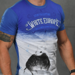 T-Shirt von "Svastone"; Motiv: "Stop Pollution – White Europe"